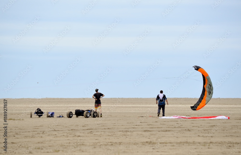 Obraz premium Char à voile