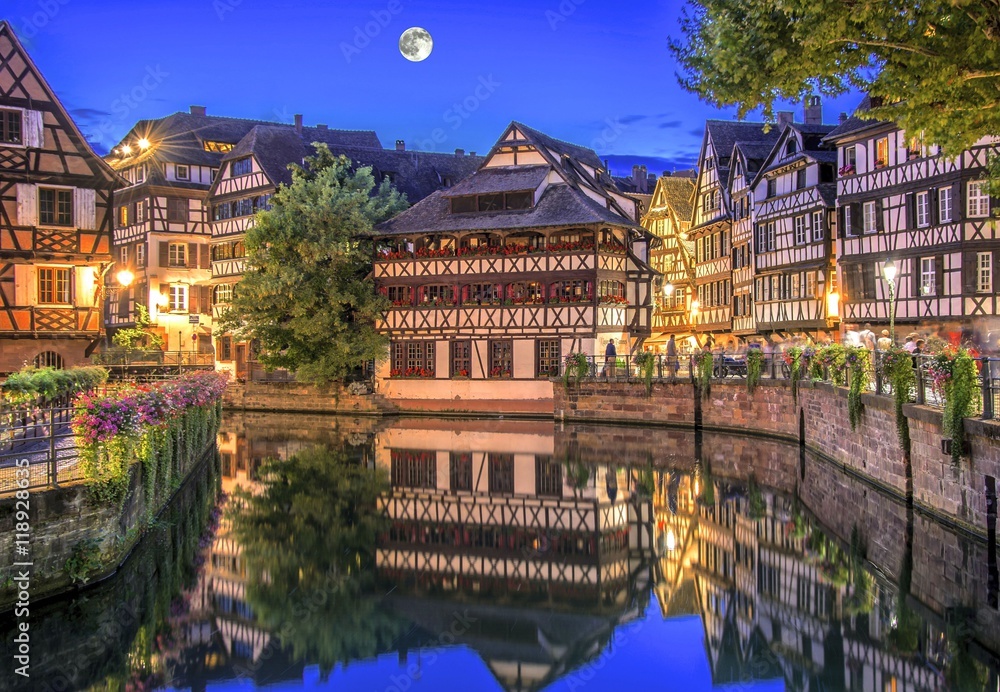 Strasbourg, La Petite France in Alsace, France