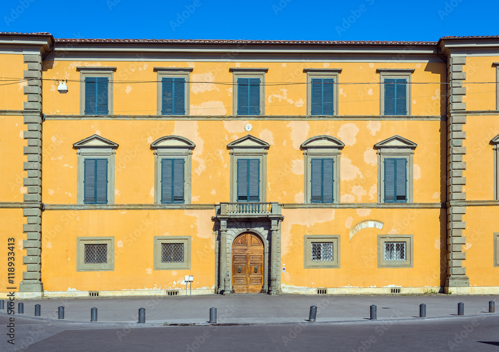 Palazzo delle Arcivescovado palace of Pisa. Tuscany, Italy.