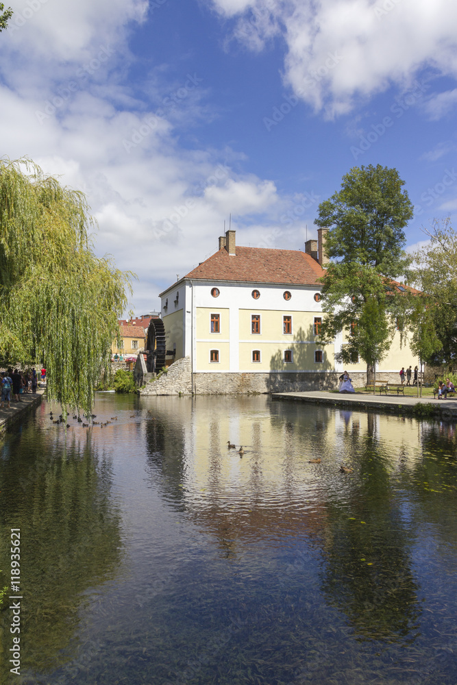 Mill pond in Tapolca