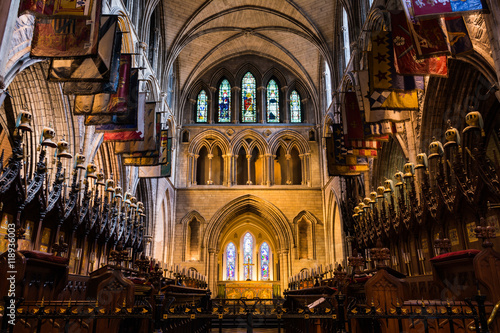St. Patrick Cathedral Front Interior Dublin Ireland Famous Architecture