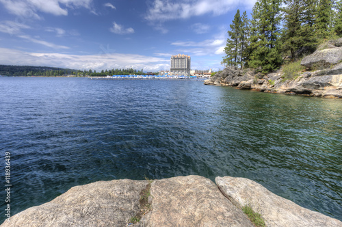 Coeur d'Alene Lake from Tubbs Hill. photo