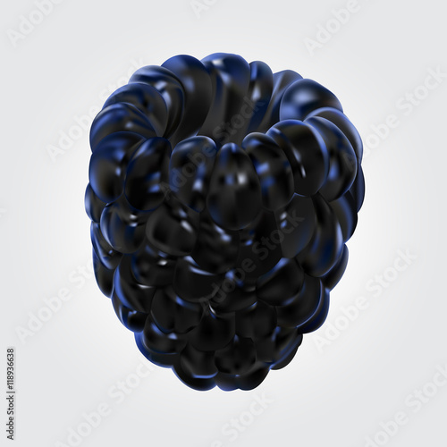 Vector illustration of  blackberry