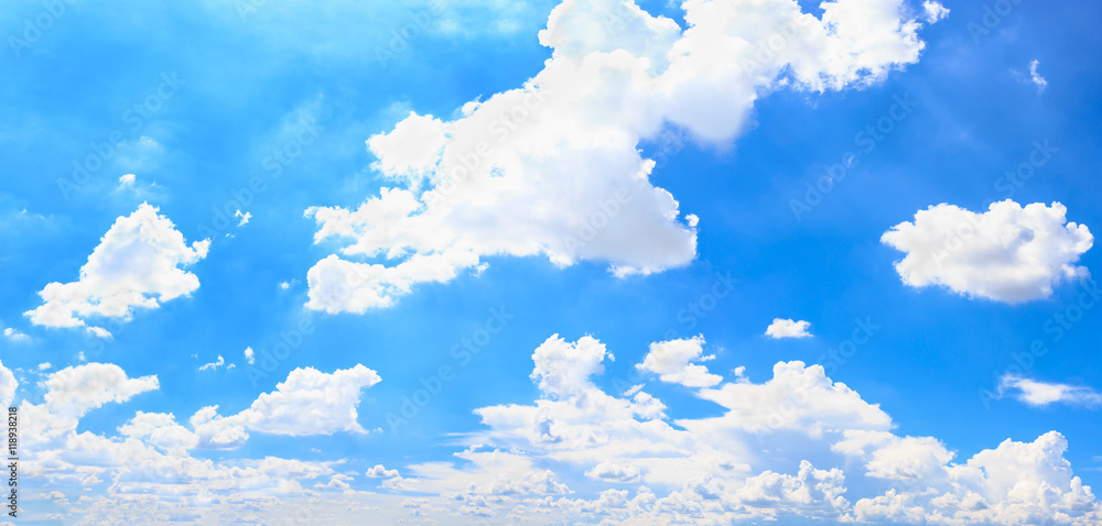 Panorama sky and cloud.
