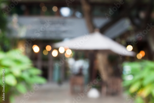 Coffee Shop Blurred abstract background