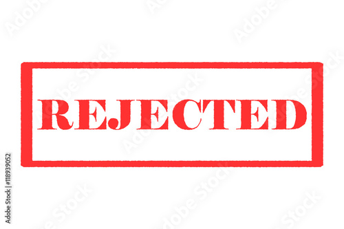 Rubber Stamp Rejected