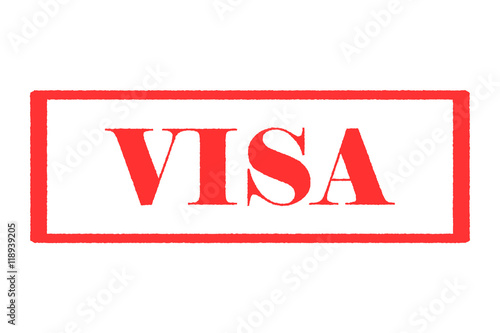 Rubber Stamp VISA