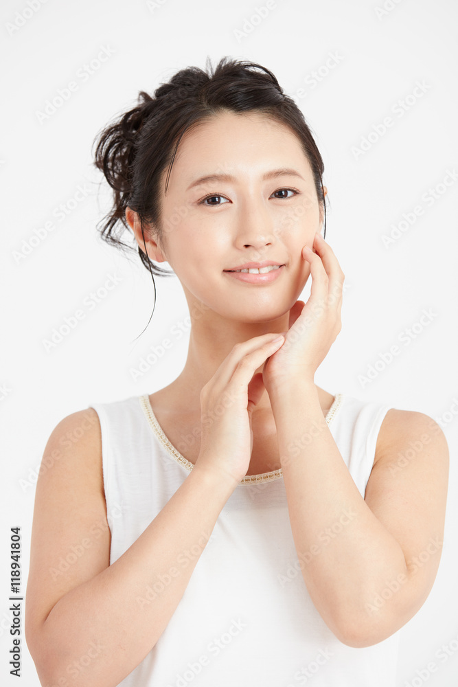 肌の綺麗な女性 肌の綺麗な女性