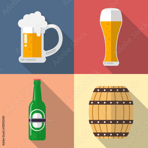Glass of beer icon