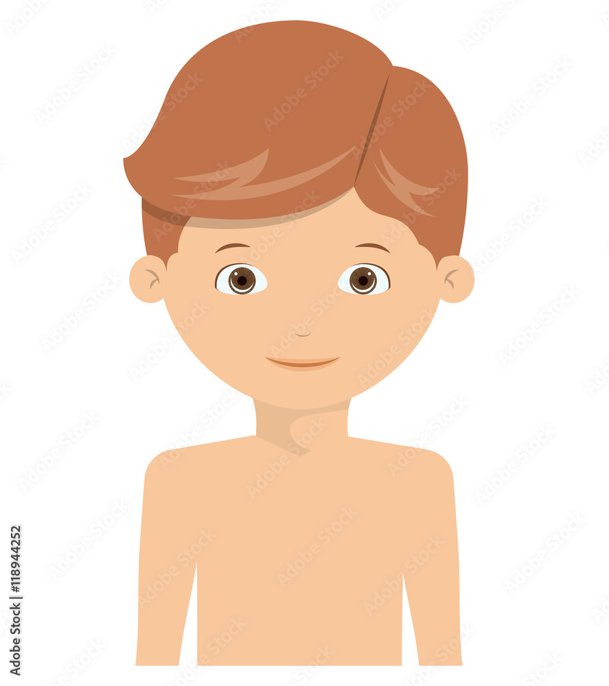 boy kid swimming cloth cartoon summer icon. Isolated colorful and flat design. Vector illustration boy kid swimming cloth cartoon summer icon. Isolated colorful and flat design. Vector illustration