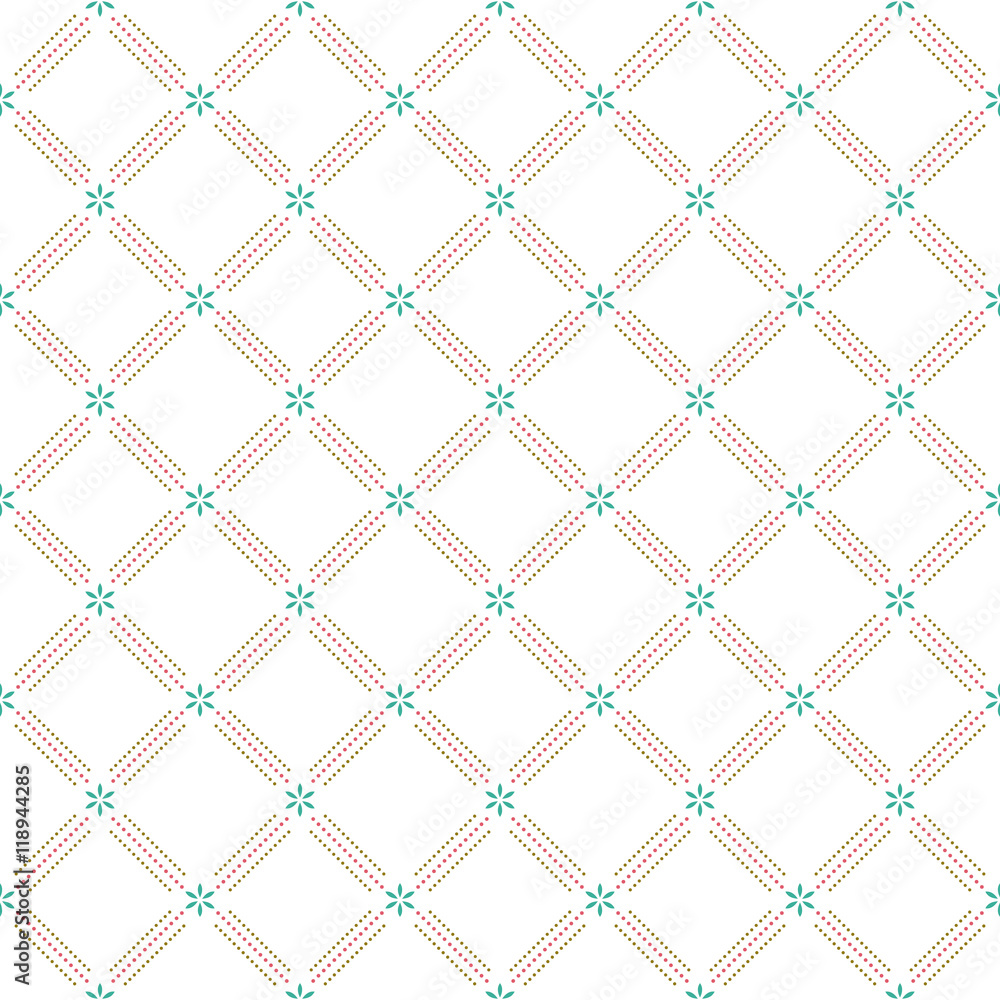 Naklejka premium Modern Seamless Pattern