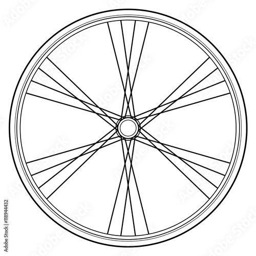 bike  wheel vector