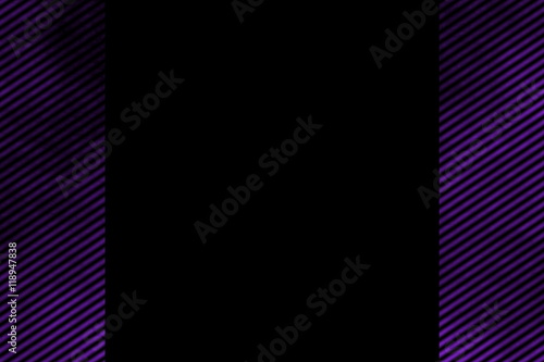 Illustration of a purple smoky side frame with diagonal stripes
