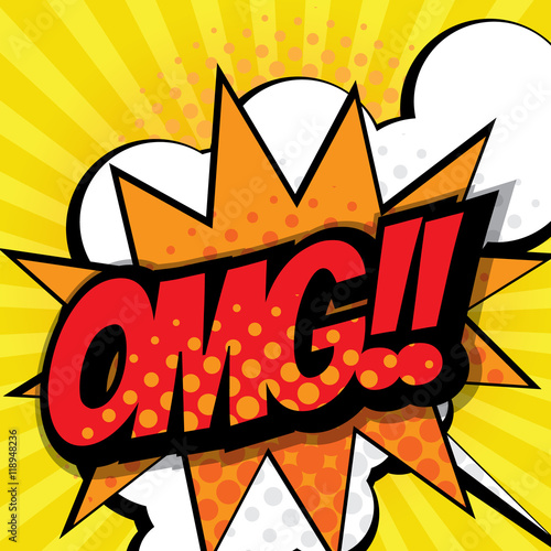 omg pop art, comic book background