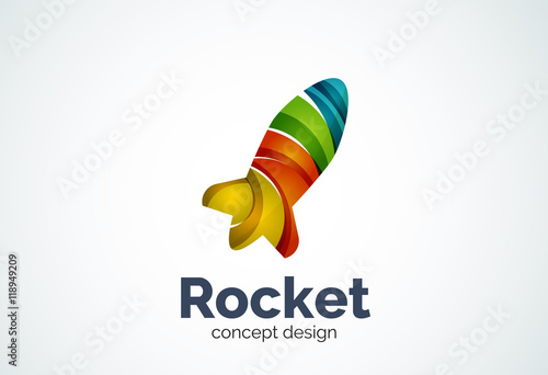 Rocket logo template