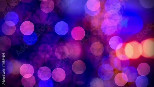 Bright violet blurred bokeh