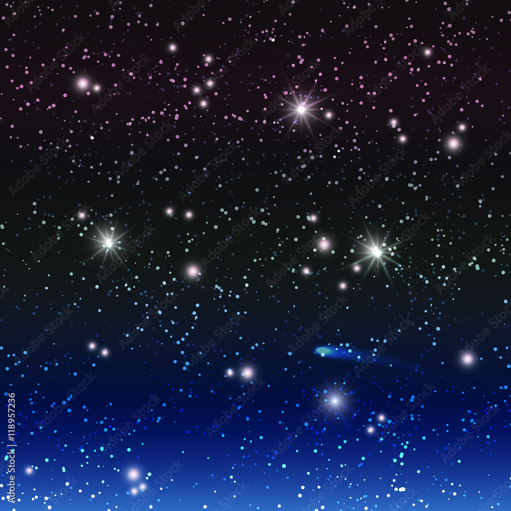Night sky. Night sky.