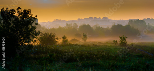 Early morning park
