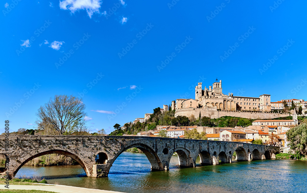 Beziers town, Languedoc-Roussillon. France