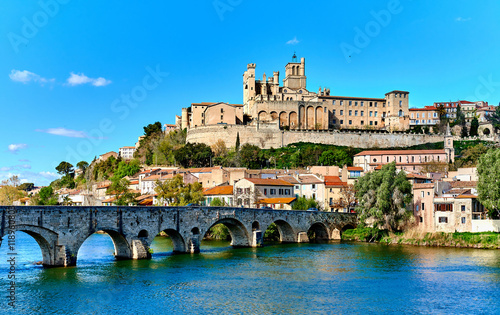 Beziers town. France photo