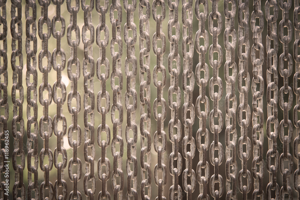 hanging stainless of chain, abstract metal for background hanging stainless of chain, abstract metal for background
