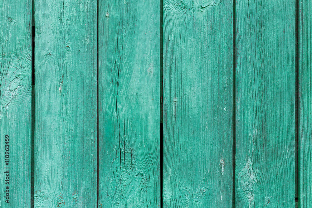 The old green wood texture with natural patterns The old green wood texture with natural patterns