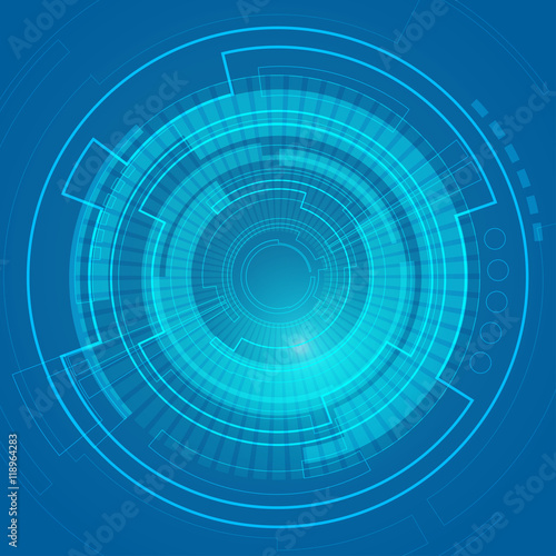 abstract digital technology, abstract futuristic background