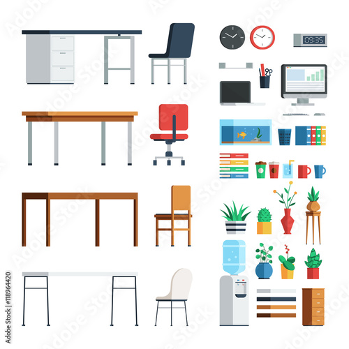 Office furniture and appliances