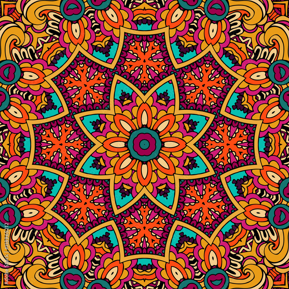 abstract ethnic seamless  pattern ornamental