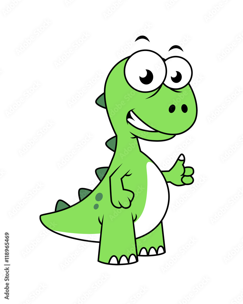 Cute illustration of Tyrannosaurus Rex. Cute illustration of Tyrannosaurus Rex.