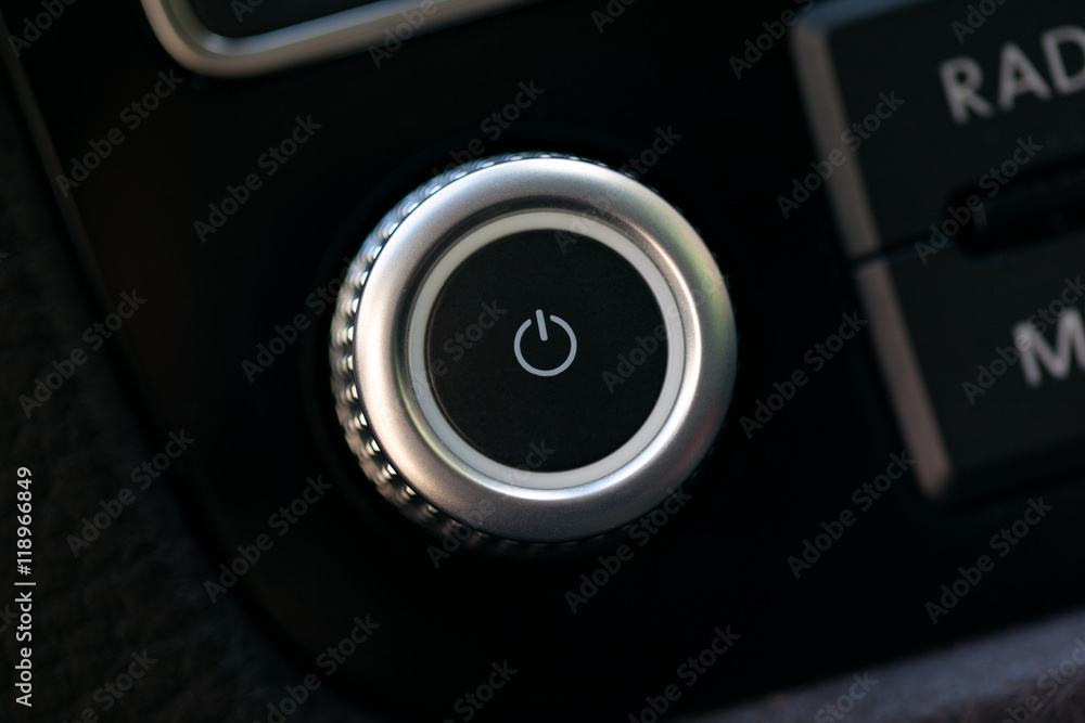 Modern car interior details Modern car interior details