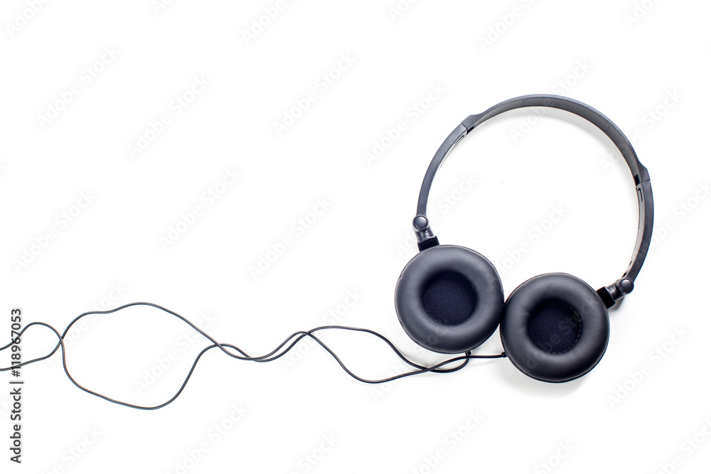 Headphones. Isolated on white background Headphones. Isolated on white background
