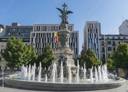 Fuente de la plaza de España de Zaragoza 