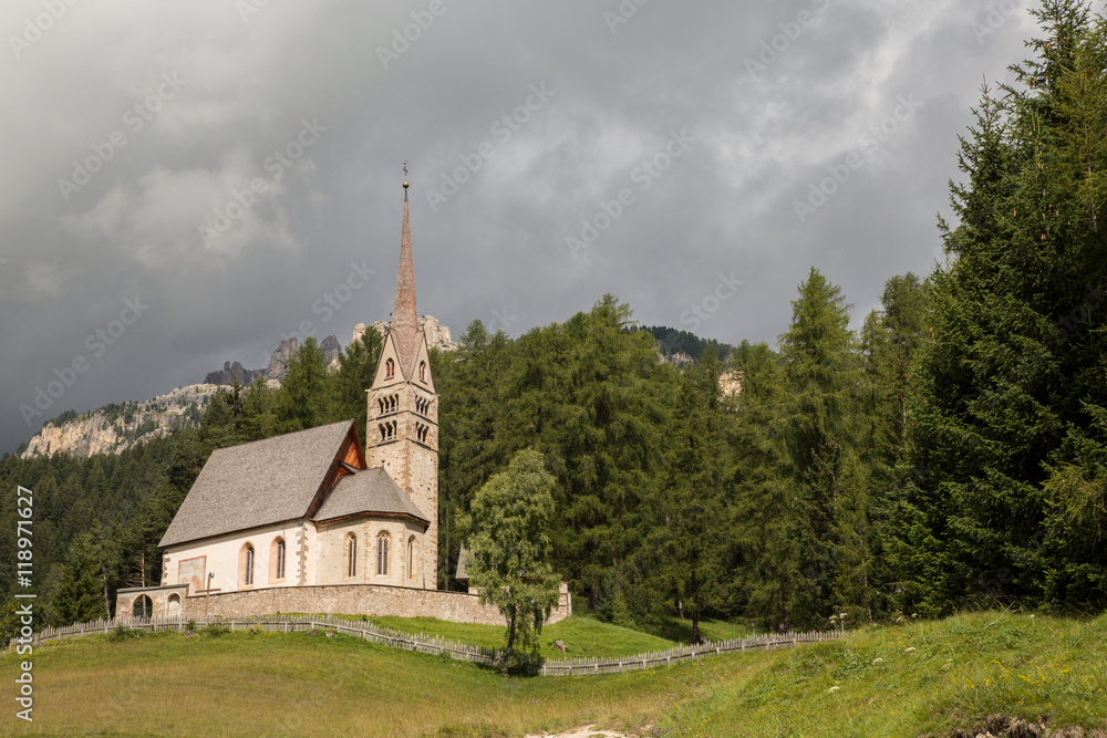 Santa Giuliana Church, Vigo di Fassa, South Tyrol