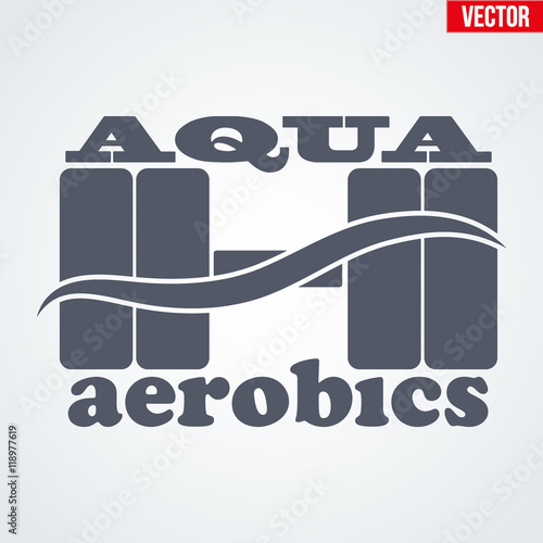 Symbol of Aqua Aerobics