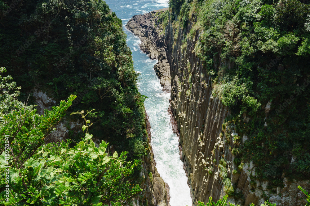 Umagase gorge in Kyushu, Japan