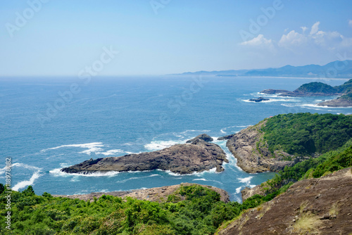 Sea cross in Kyushu, Japan photo