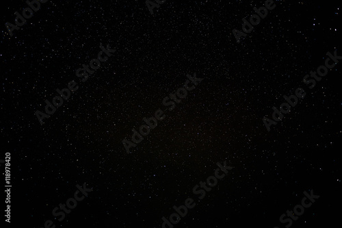 Natural Black Night Sky With Bright Stars Background Texture