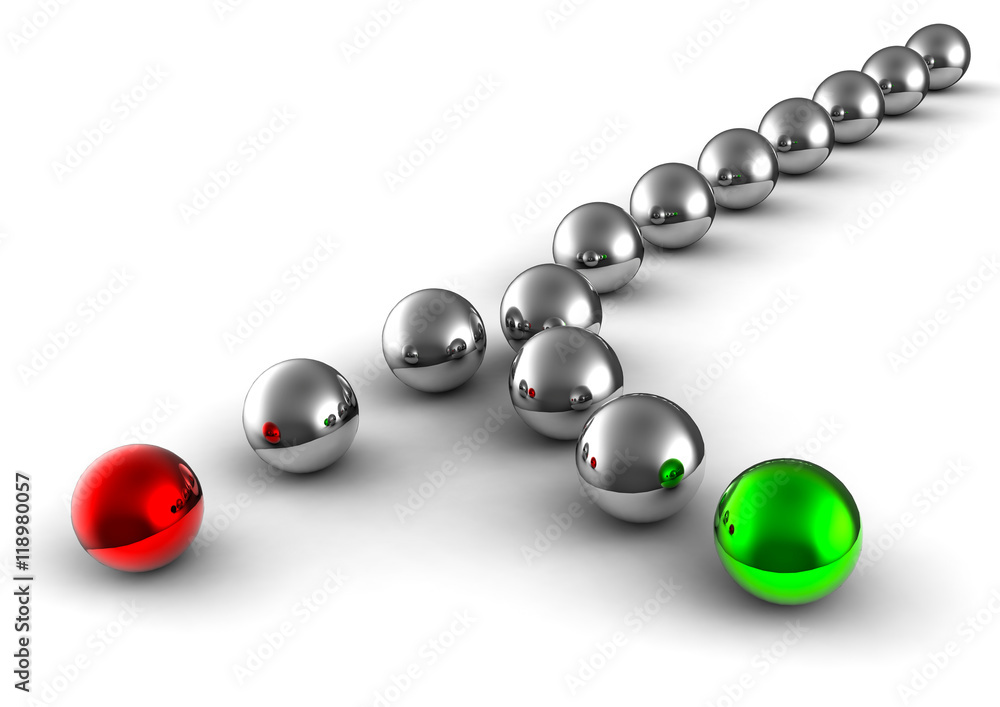 Decision Point / 3D render image representing a critical decision point Decision Point / 3D render image representing a critical decision point