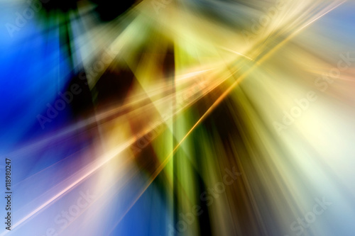 Abstract background in yellow, blue, green colors
