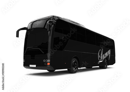 Luxury bus concept  / 3D render image representing a luxury bus 