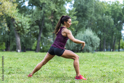 Exercise in the park