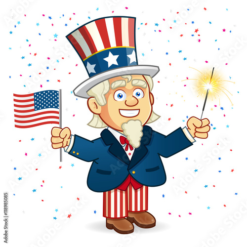 Uncle Sam American Parade