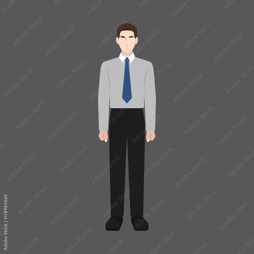 Adult avatar employee male man people tie icon  Download on  Iconfinder