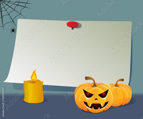 halloween paper board