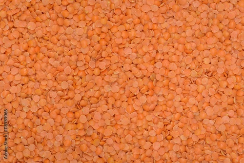 Prepared lentils for cooking
