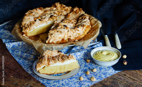 World's best Cake,  Norwegian cake,  Verdens beste kake photo