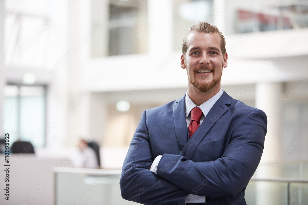 Head And Shoulders Portrait Of Businessman In Office Head And Shoulders Portrait Of Businessman In Office