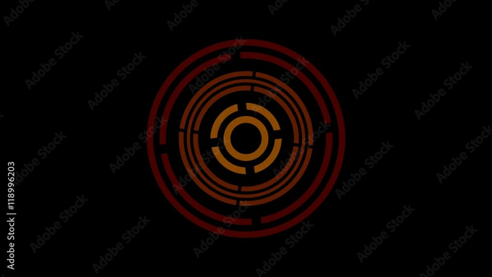 loading screen circular, fiery orange and red on black background - 4k 30fps loop - video texture, seamless animated element loading screen circular, fiery orange and red on black background - 4k 30fps loop - video texture, seamless animated element