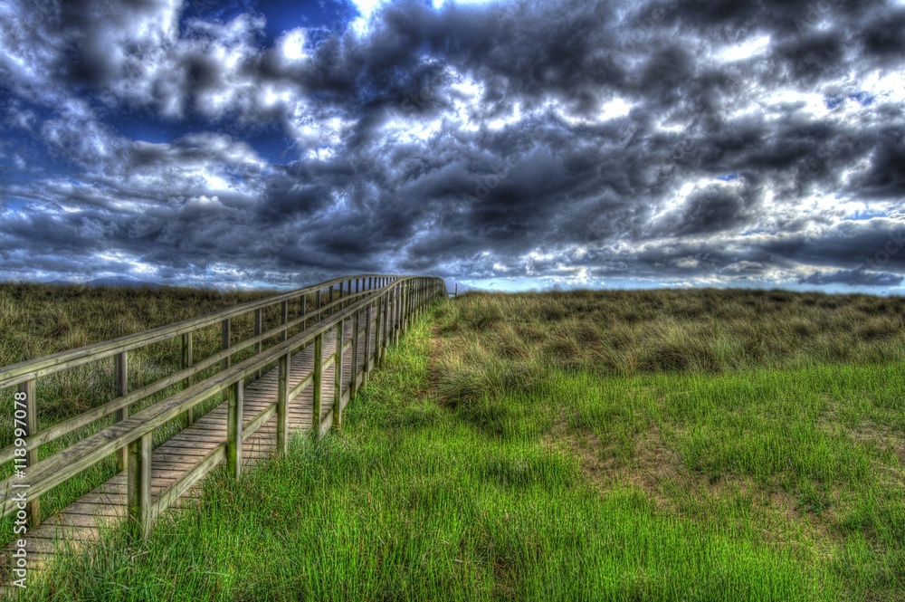 Fototapeta premium Camino dunas san Juan